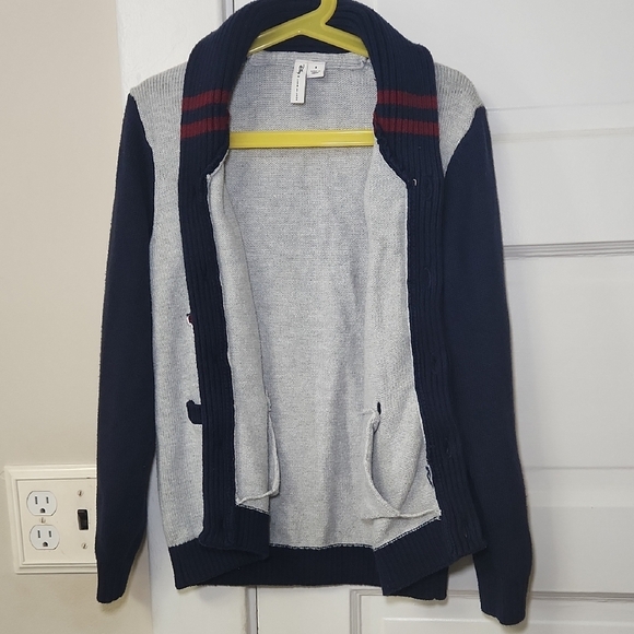 Janie and Jack Gray Knit Cardigan - Picture 7 of 8